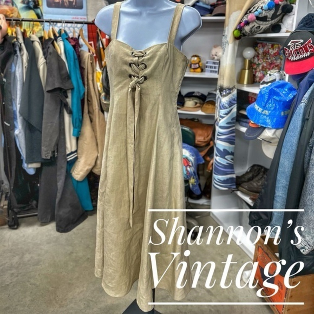 Mara Hoffman  sz 2 Hemp Maxi Dress A6